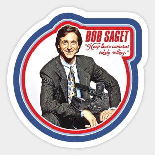 Retro Bob Saget 90s Style AFV Tribute Sticker